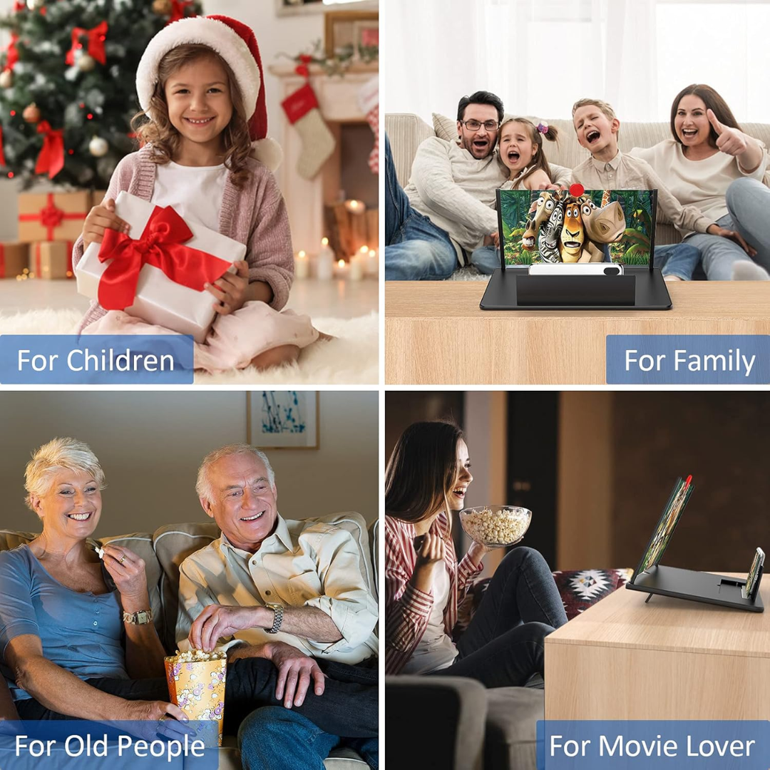 Curved Phone Screen Magnifier